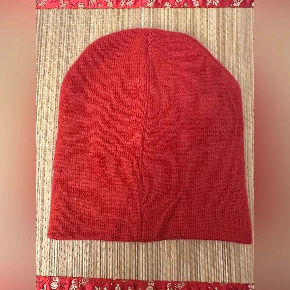 Disney Mickey Mouse Red Beanie Winter Hat One Size Kids